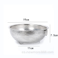 Fiesta de acero inoxidable de la cocina Colander Bowl